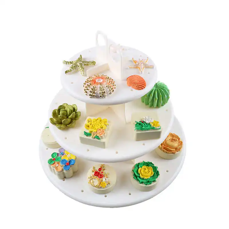 High Quality Kitchen Shelf Storage Rack Three-tier Cake Frame Trinkets Decorated Rack Removable Portable Storage Rack
High Quality Kitchen Shelf Storage Rack Three-tier Cake Frame Trinkets Decorated Rack Removable Portable Storage Rack