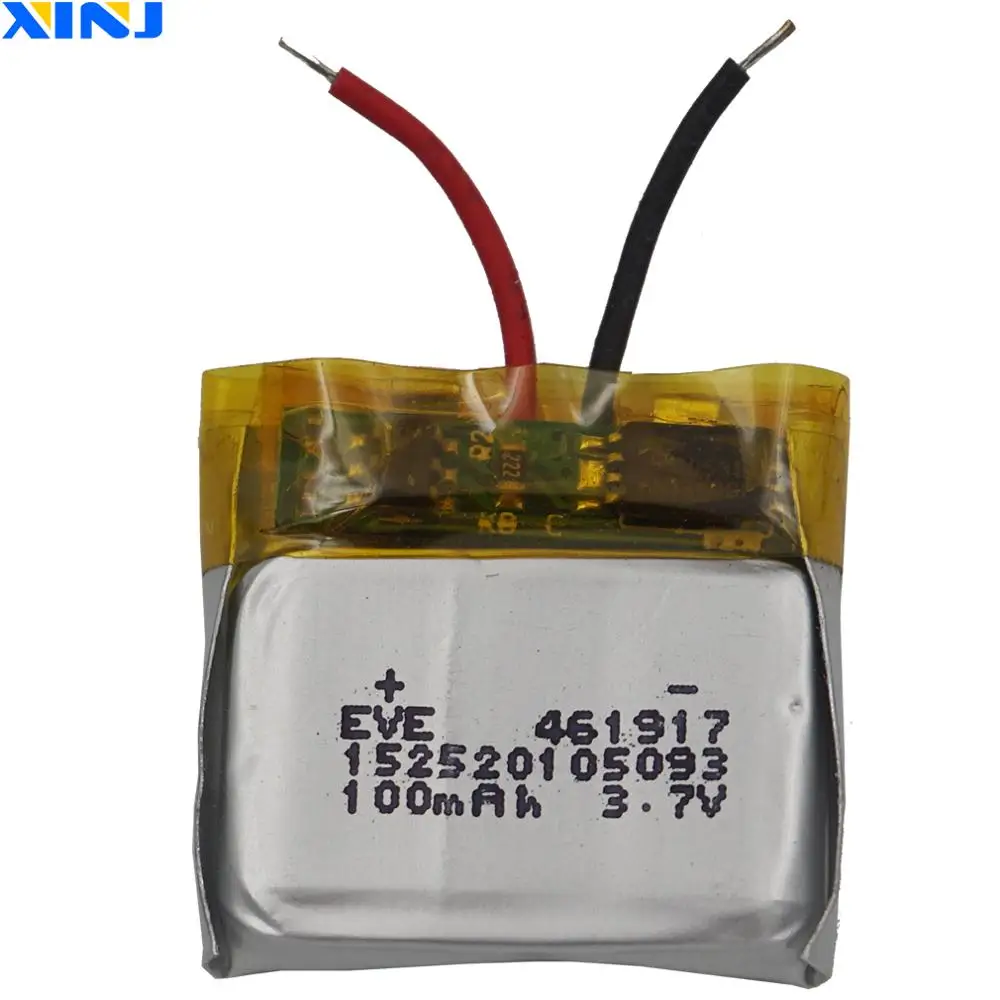 3.7V 100 mAh 461917 Polymer Lipo Li Battery For Mp4 Record Pen Watch Headphones GPS Sat Nav Driving Recorder Bluetooth Speaker
3.7V 100 mAh 461917 Polymer Lipo Li Battery For Mp4 Record Pen Watch Headphones GPS Sat Nav Driving Recorder Bluetooth Speaker