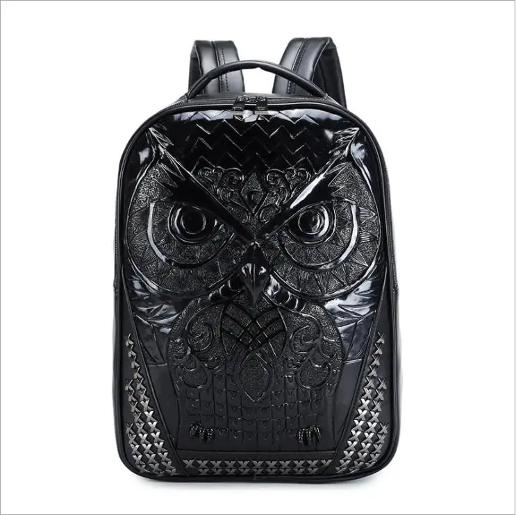 Waterproof pu 3d backpack female tide brand 3D owl LAPTOP bag school bag Punk Emboss bagpack mochilas mujer 2019 new backpacks
Waterproof pu 3d backpack female tide brand 3D owl LAPTOP bag school bag Punk Emboss bagpack mochilas mujer 2019 new backpacks