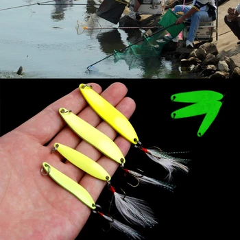 Fishing Metal Luminous Baits Hooks Treble Sequins Lures Metal Luminous Baits Hooks Treble Sequins Lures Paillette Feather Tackle
Fishing Metal Luminous Baits Hooks Treble Sequins Lures Metal Luminous Baits Hooks Treble Sequins Lures Paillette Feather Tackle