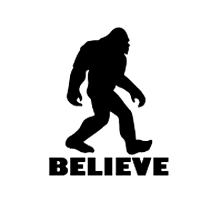 9 2 см * 11 забавная Автомобильная наклейка s Bigfoot Sasquatch believe Смешные автомобильные