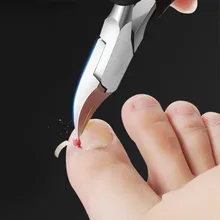 Aço inoxidável + abs prego cutícula nipper clipper unha toenail tesoura alicate cortador de unhas aparar manicure ferramenta(China)