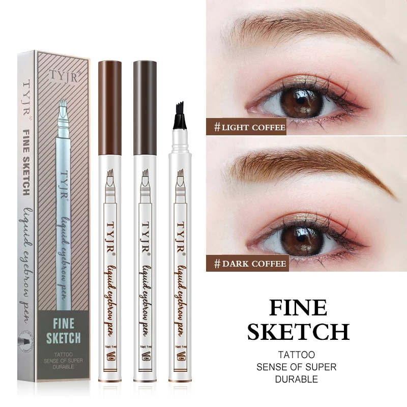 2 Colors Microblading Eyebrow Tattoo Pen 4 Head Fine Sketch Liquid Eyebrow Pencil Waterproof Tattoo Eye Brow Pen Smudge-proof
2 Colors Microblading Eyebrow Tattoo Pen 4 Head Fine Sketch Liquid Eyebrow Pencil Waterproof Tattoo Eye Brow Pen Smudge-proof