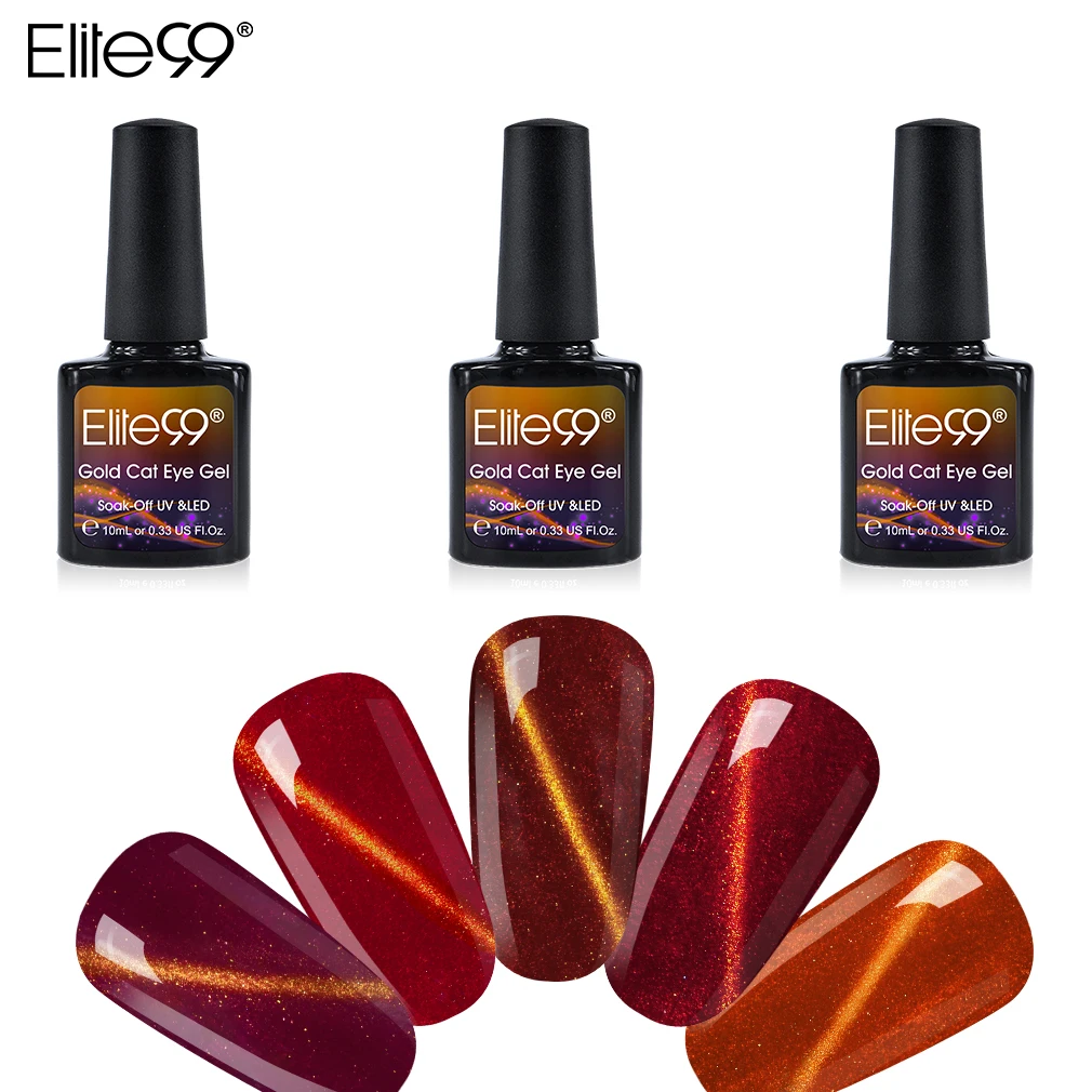 Elite99 10ML Gold Cat Eye Nail Gel Polish Soak Off Wine Red UV Gel Nail Polish Need Magnet Long Lasting Nail Art Design Manicure
Elite99 10ML Gold Cat Eye Nail Gel Polish Soak Off Wine Red UV Gel Nail Polish Need Magnet Long Lasting Nail Art Design Manicure