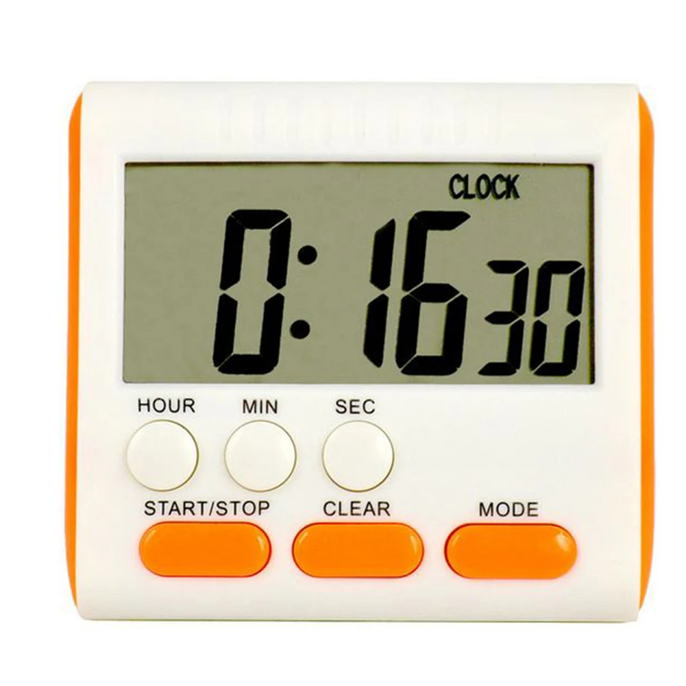 new Kitchen Cooking Time Counter Magnetic LCD Digital Alarm Clocks Large Timer Loud Count-Down Up Clock |