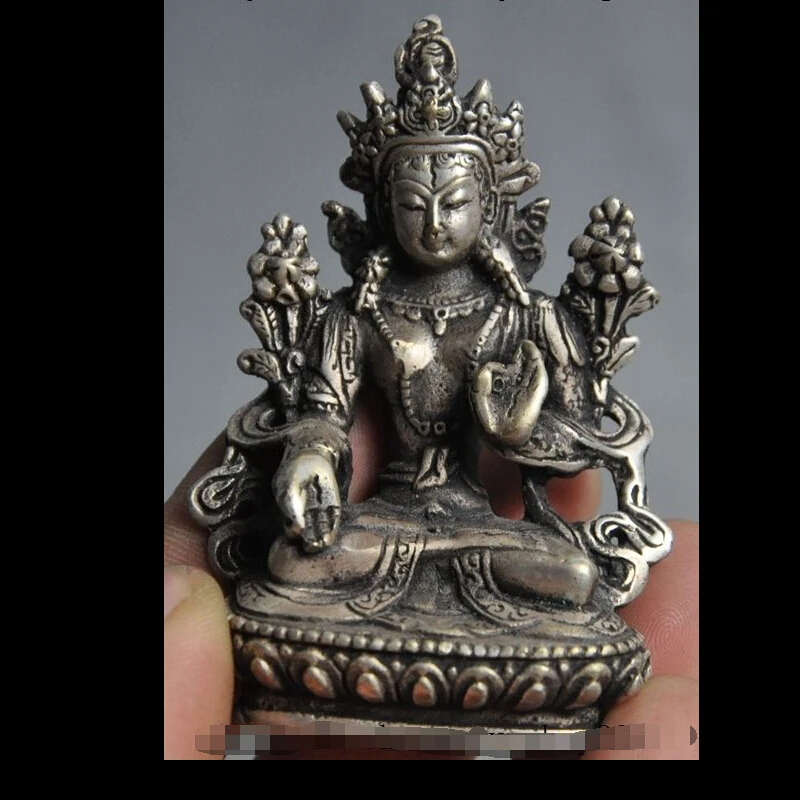 wan6710954+++Tibet Buddhism fane Silver Seat White Tara Compassion Bodhisattva Goddess Statue
wan6710954+++Tibet Buddhism fane Silver Seat White Tara Compassion Bodhisattva Goddess Statue