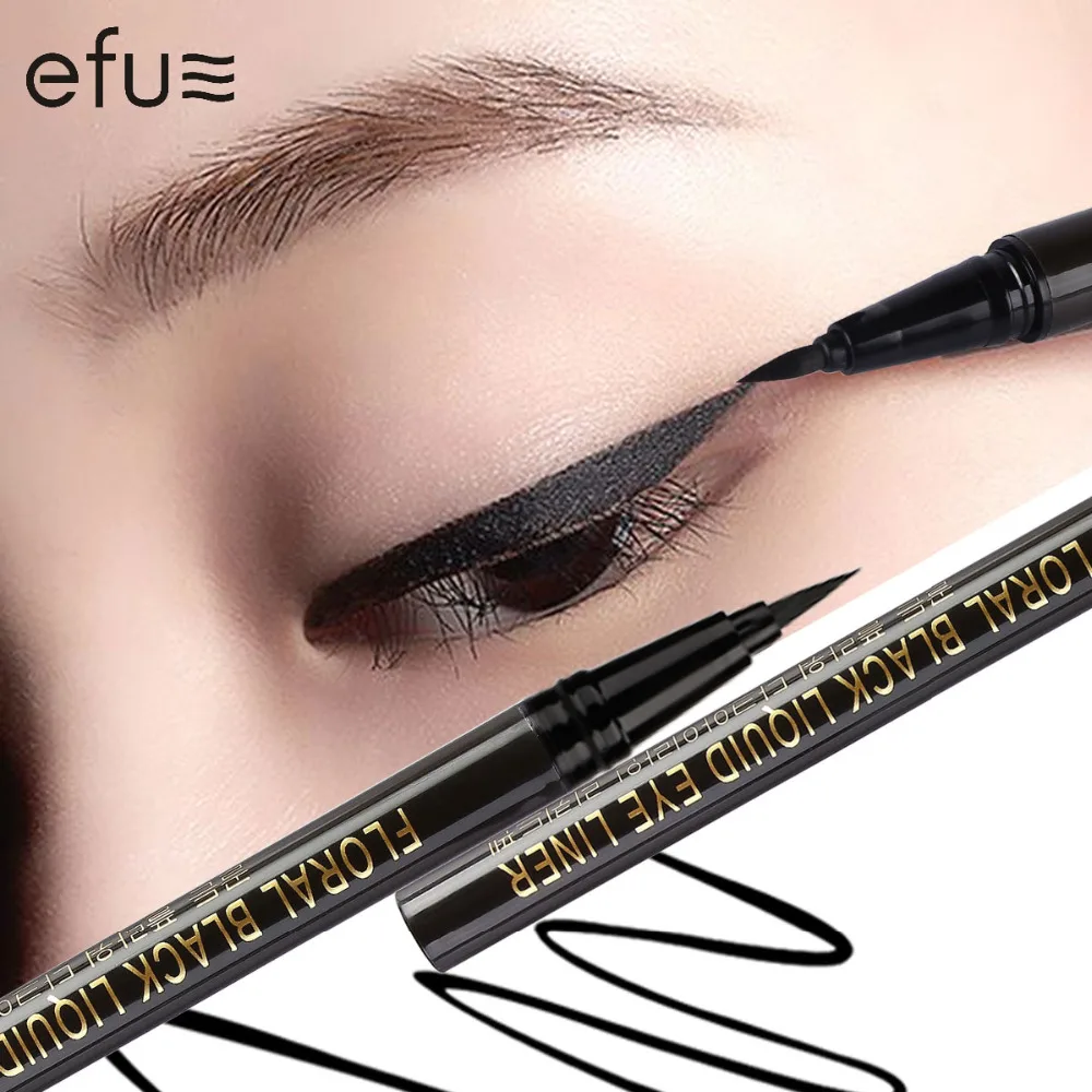 Not Dizzy Black Eye Liner Cosmetics Waterproof Eyeliner Liquid Pencil 0.7g Floral Series Makeup Brand EFU #7093
Not Dizzy Black Eye Liner Cosmetics Waterproof Eyeliner Liquid Pencil 0.7g Floral Series Makeup Brand EFU #7093