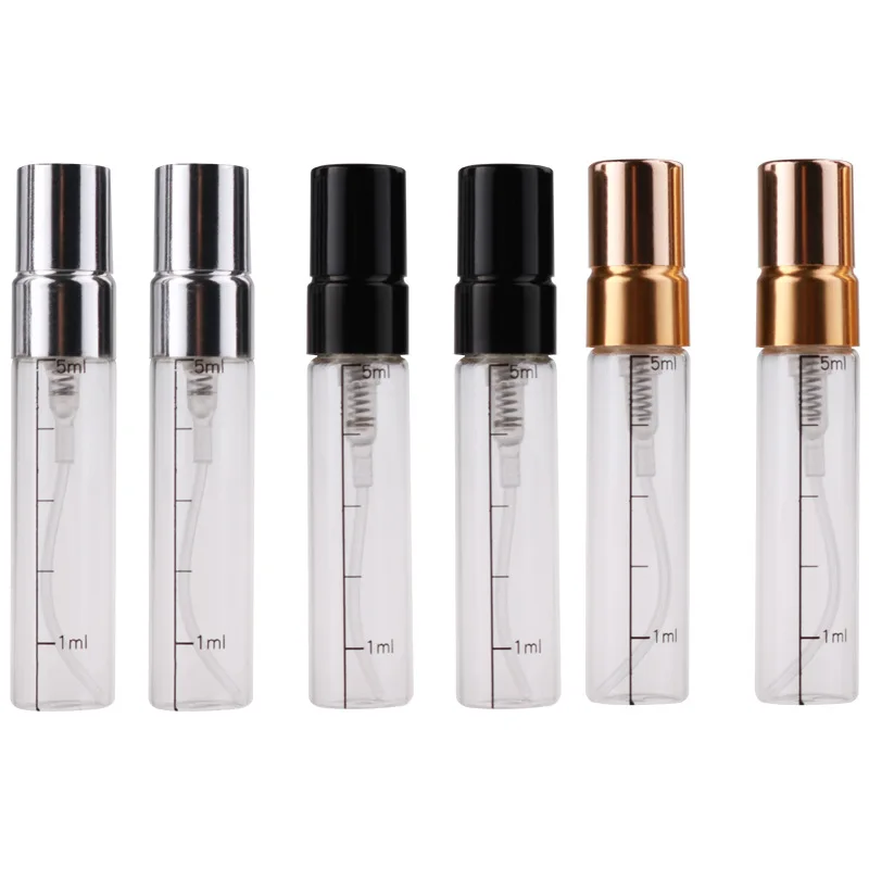 5 ML Glass Perfume Refillable Bottle Transparent Cosmetic Container Atomizer with Scale Shoppe Trial Bottle Perfume Spray Vials
5 ML Glass Perfume Refillable Bottle Transparent Cosmetic Container Atomizer with Scale Shoppe Trial Bottle Perfume Spray Vials
