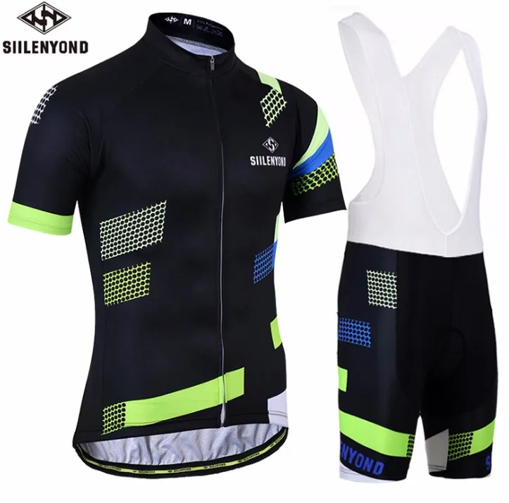 SIILENYOND 2019 Black Green Jersey Bib Shorts Cycling Clothing Bike Quick Dry Mountain Bicycle Clothes Cycling Set
SIILENYOND 2019 Black Green Jersey Bib Shorts Cycling Clothing Bike Quick Dry Mountain Bicycle Clothes Cycling Set