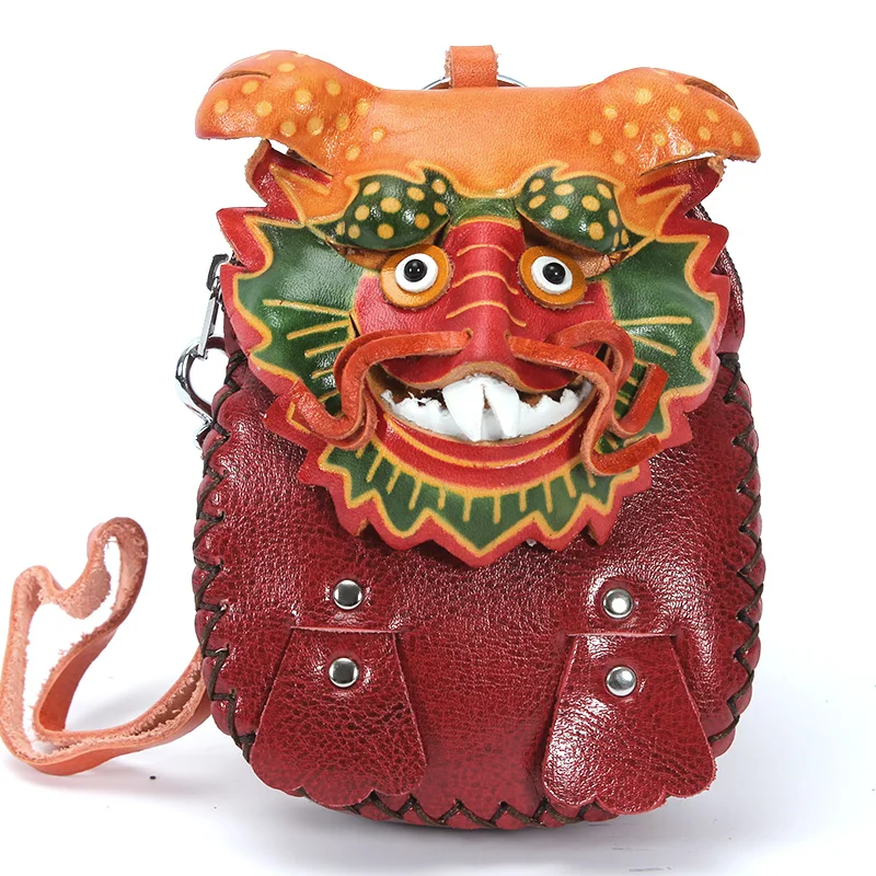 Handmade Split Leather Coin Wristlet Wallet loong handbag animal shaped bags purse cartoon zero wallet Chinese Dragon Coin purse
Handmade Split Leather Coin Wristlet Wallet loong handbag animal shaped bags purse cartoon zero wallet Chinese Dragon Coin purse
