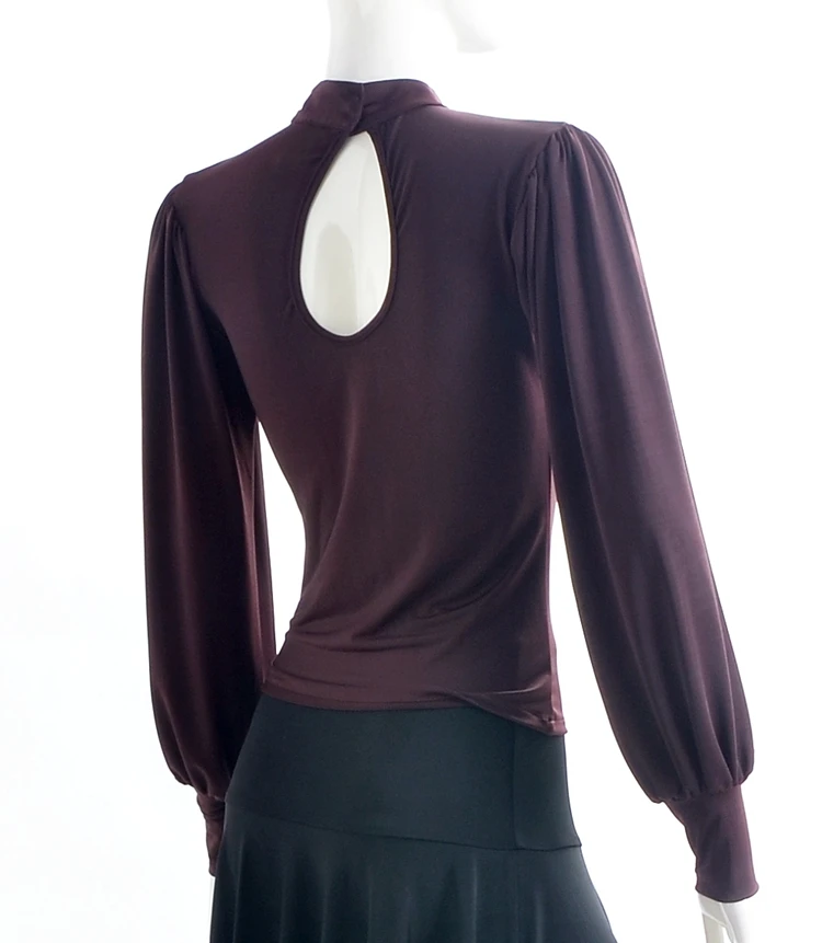 Exotic dance ballroom dance water lotus leaf collar long sleeved jacket M09009 modern practice
Exotic dance ballroom dance water lotus leaf collar long sleeved jacket M09009 modern practice