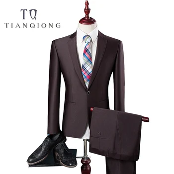 TIAN QIONG Cheap Latest Coat Pant Designs High Quality Polyester and Viscose Business Casual Men's Blue,brown Suits,Jacket+Pants
TIAN QIONG Cheap Latest Coat Pant Designs High Quality Polyester and Viscose Business Casual Men's Blue,brown Suits,Jacket+Pants