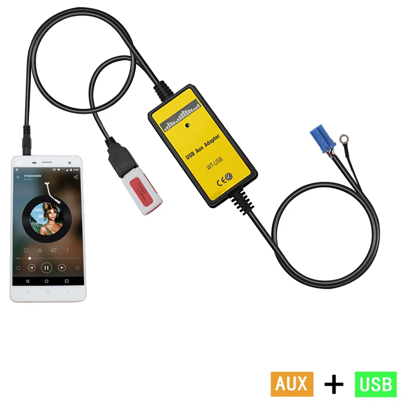 Car MP3 Player Adapter 3.5mm Cable Auxiliar TF SD AUX USB Auto CD Changer For 8P VW Skoda Seat Golf Jetta Spuerb Octavia QX010
Car MP3 Player Adapter 3.5mm Cable Auxiliar TF SD AUX USB Auto CD Changer For 8P VW Skoda Seat Golf Jetta Spuerb Octavia QX010