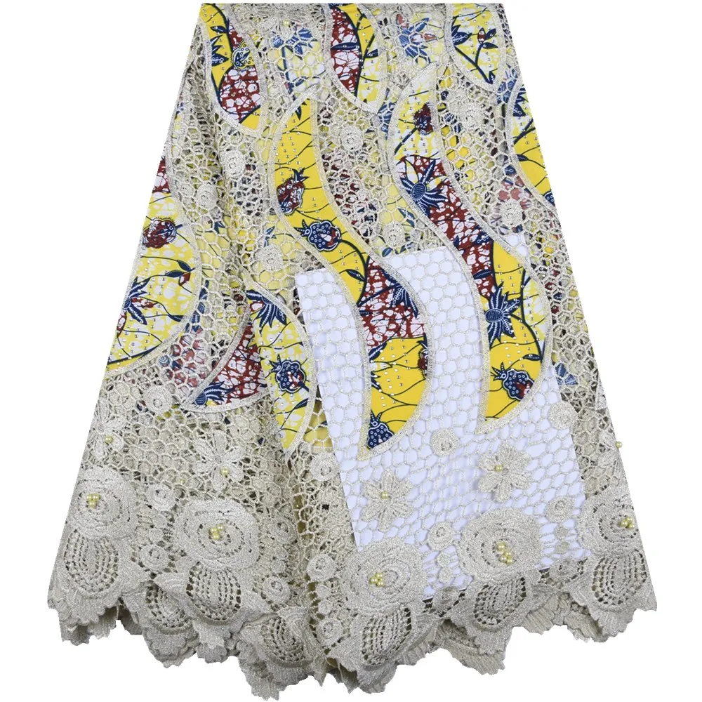 2019 Latest African Wax Lace Fabrics Top Sale Embroiderd Nigerian Lace Fabric With Bead Holland Wax Lace Fabrics For PartyF1587
2019 Latest African Wax Lace Fabrics Top Sale Embroiderd Nigerian Lace Fabric With Bead Holland Wax Lace Fabrics For PartyF1587