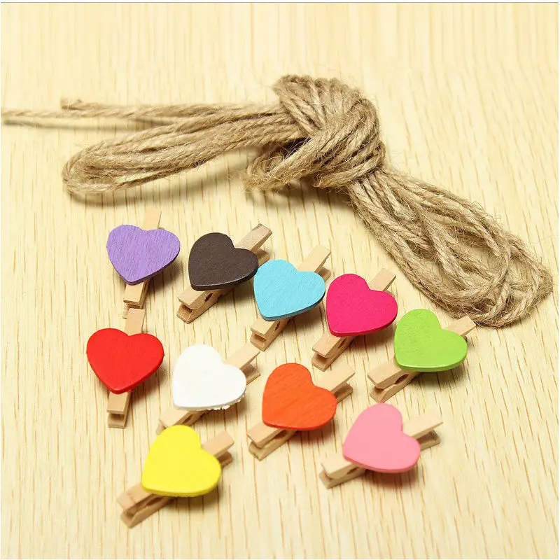 10 Pcs Colourful Photo Clips Mini Heart Wooden Photo Clips Note Memo Holder Card Craft Party for Home Wedding Decor Hot
10 Pcs Colourful Photo Clips Mini Heart Wooden Photo Clips Note Memo Holder Card Craft Party for Home Wedding Decor Hot