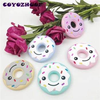 10pcs Silicone Smile Donuts Nursing Teether Pendant BPA Free Chewing Teething Food Grade Jewelry DIY Necklace Baby Accessories
10pcs Silicone Smile Donuts Nursing Teether Pendant BPA Free Chewing Teething Food Grade Jewelry DIY Necklace Baby Accessories