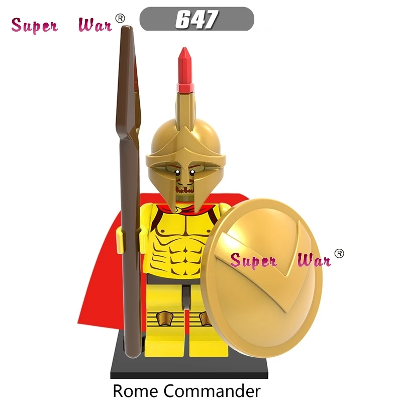 Single super heroes dc comics Medieval Rome Commander Action building blocks model bricks toy for children
Single super heroes dc comics Medieval Rome Commander Action building blocks model bricks toy for children