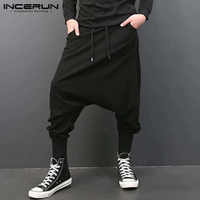 INCERUN Mens Harem Pants Solid Loose Joggers Trousers Men Crotch Pants Hip-hop Vintage Streetwear Casual Pantalon Plus Size 5XL
INCERUN Mens Harem Pants Solid Loose Joggers Trousers Men Crotch Pants Hip-hop Vintage Streetwear Casual Pantalon Plus Size 5XL