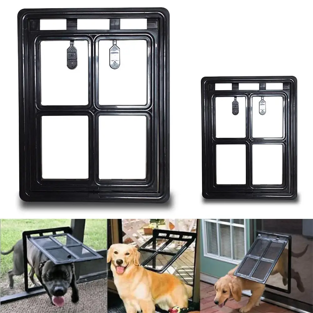 Lockable Plastic Pet Dog Cat Kitty Door For Screen Window Security Flap Gates Pet Tunnel Dog Fence Free Access Door For Home
Lockable Plastic Pet Dog Cat Kitty Door For Screen Window Security Flap Gates Pet Tunnel Dog Fence Free Access Door For Home