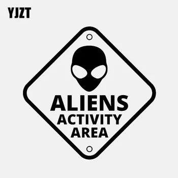 YJZT 14.5CM*14.5CM ALIEN ACTIVITY AREA UFO Funny Car Sticker Vinyl Decal Black/Silver C3-0508
YJZT 14.5CM*14.5CM ALIEN ACTIVITY AREA UFO Funny Car Sticker Vinyl Decal Black/Silver C3-0508