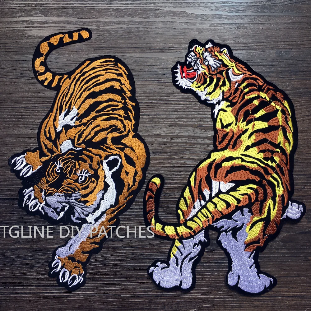 1Pcs Cool Big Tiger Embroidered Patch Applique Iron on Applique Patches for Clothes DIY Fashion Clothes Bags LSHB584
1Pcs Cool Big Tiger Embroidered Patch Applique Iron on Applique Patches for Clothes DIY Fashion Clothes Bags LSHB584