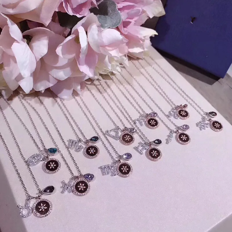 SMEI Pure 925 Sterling Silver Zircon 12 Constellation Collar Necklace Crystal Pisces Taurus Gemini Scorpion Leo Birthday Jewelry
SMEI Pure 925 Sterling Silver Zircon 12 Constellation Collar Necklace Crystal Pisces Taurus Gemini Scorpion Leo Birthday Jewelry
