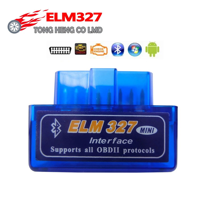 ELM327 Bluetooth V2.1 Super Mini ELM 327 OBD2 OBDII Car Diagnostic Tool for Android Windows Symbian
ELM327 Bluetooth V2.1 Super Mini ELM 327 OBD2 OBDII Car Diagnostic Tool for Android Windows Symbian