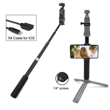 DJI OSMO Pocket phone clip telescopic selfie stick Camera Micro type c extended cable with ABS holder for DJI osmo pocket mobile
DJI OSMO Pocket phone clip telescopic selfie stick Camera Micro type c extended cable with ABS holder for DJI osmo pocket mobile