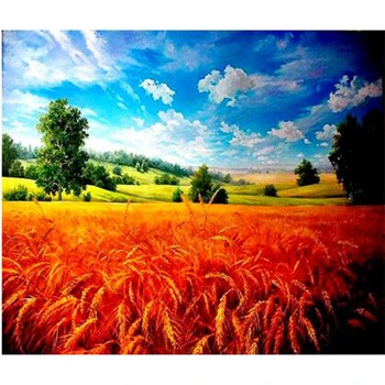 Diamond Embroidery Cross Stitch Rhinestone Mosaic Painting Full Diamond 5D DIY Diamond Painting Wheat field scenery Christmas
Diamond Embroidery Cross Stitch Rhinestone Mosaic Painting Full Diamond 5D DIY Diamond Painting Wheat field scenery Christmas