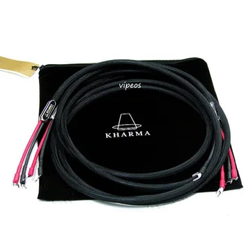 1pair Kharma Speaker Cable Top HIFI speaker cables with bag loudspeaker cable
1pair Kharma Speaker Cable Top HIFI speaker cables with bag loudspeaker cable