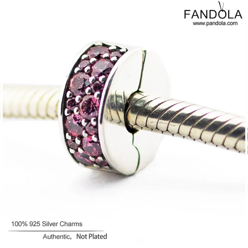 Fits Original Charms Bracelets 925 Sterling Silver Honeysuckle Pink Shinning Elegance Clip Beads DIY Jewelry Making Berloque
Fits Original Charms Bracelets 925 Sterling Silver Honeysuckle Pink Shinning Elegance Clip Beads DIY Jewelry Making Berloque