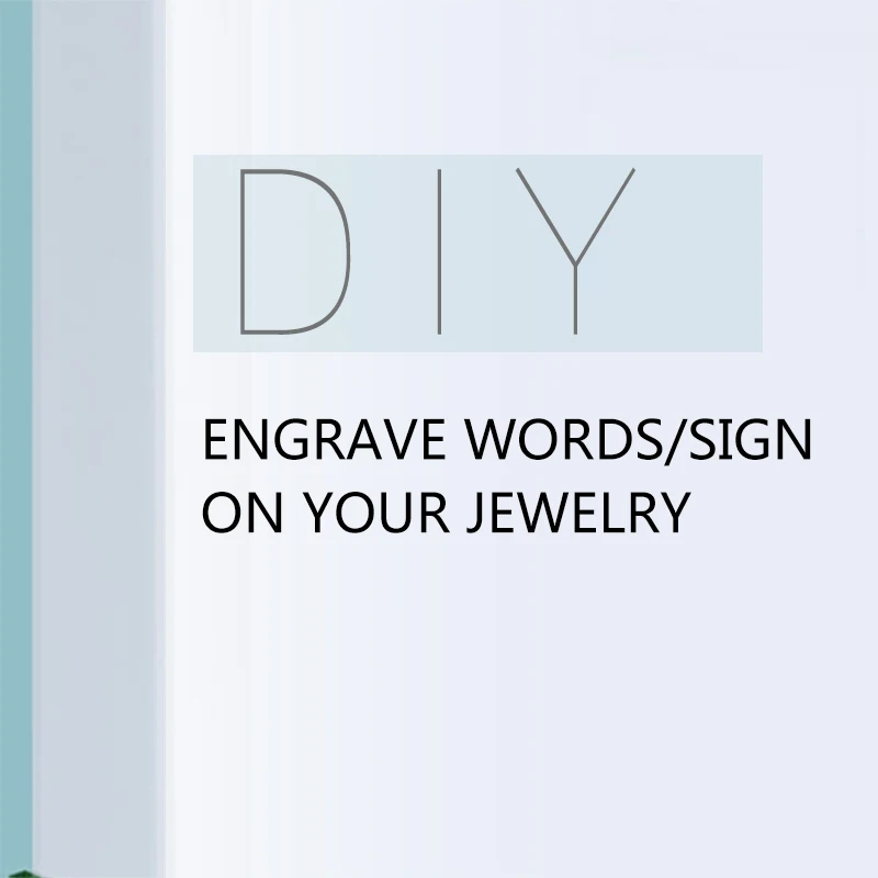 U7 DIY Name Jewelry Link Of Customized Payment For Service To Engrave Words/Sign On Jewelry, Product Is Not Included K0001
U7 DIY Name Jewelry Link Of Customized Payment For Service To Engrave Words/Sign On Jewelry, Product Is Not Included K0001