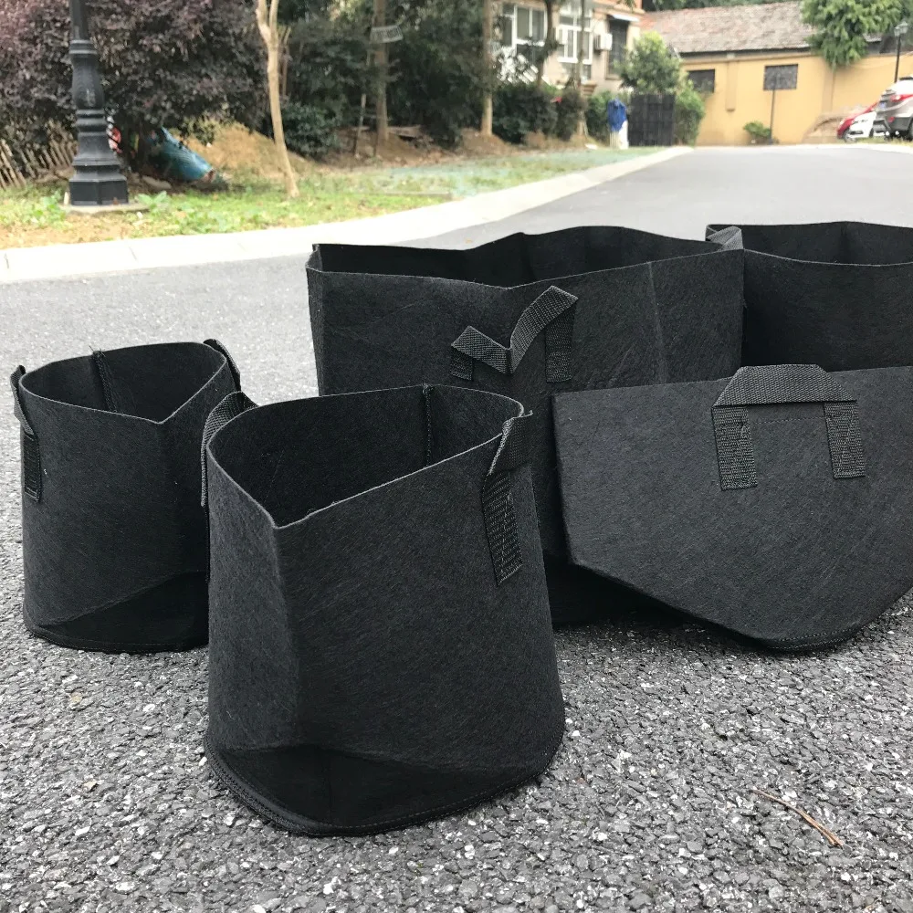 4 pcs 3/5/7/10 gallon Black Fabric Pots Plant Vegetable Pouch Round Aeration Pot Container Grow Bag
4 pcs 3/5/7/10 gallon Black Fabric Pots Plant Vegetable Pouch Round Aeration Pot Container Grow Bag