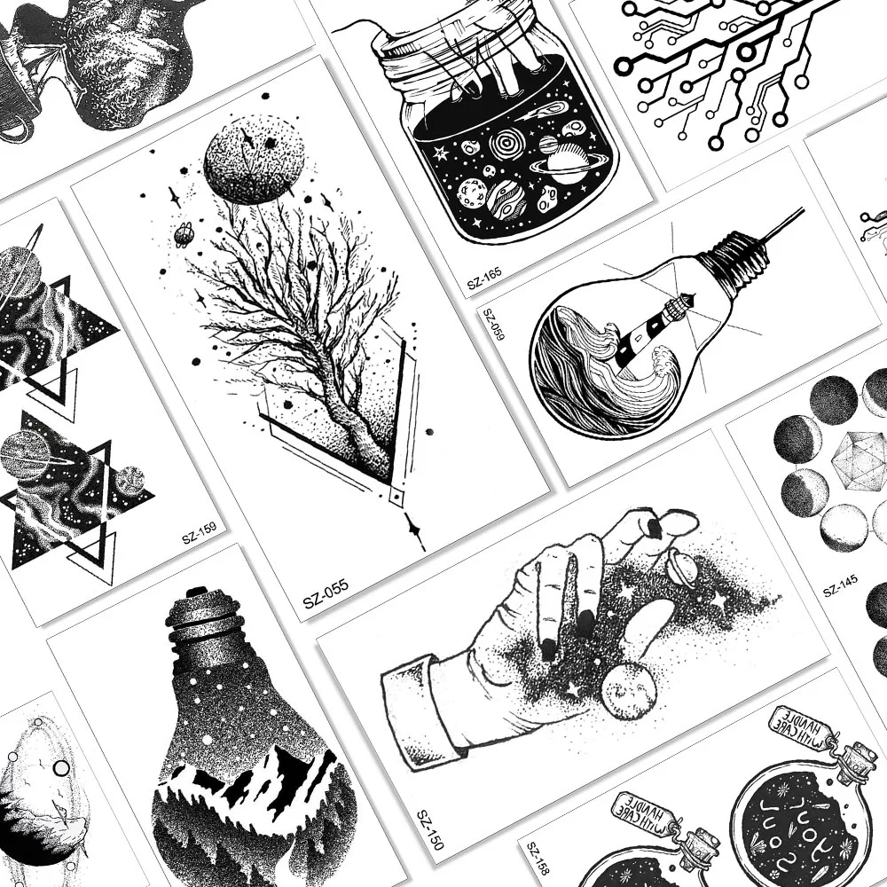 Tribal Tree Branch Planets Waterproof Temporary Tattoo Star Moon Creative Fake Arm Hands Tattoos For Kids Women Men Tatoos Art
Tribal Tree Branch Planets Waterproof Temporary Tattoo Star Moon Creative Fake Arm Hands Tattoos For Kids Women Men Tatoos Art