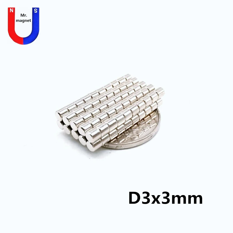 2000pcs 3x3mm 3*3mm 3x3 N35 Mini Super Strong Powerful Neodymium Magnet Round Rare Earth Permanent Magnets
2000pcs 3x3mm 3*3mm 3x3 N35 Mini Super Strong Powerful Neodymium Magnet Round Rare Earth Permanent Magnets