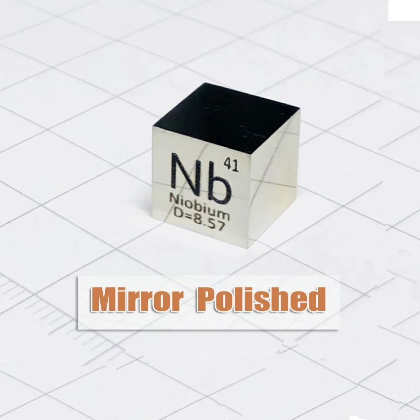 Mirror Polished Niobium Cube 10mm Nb Density Metal Nb Cube for Gifts, Hobbies,Crafts,Collection Chemistry Science Experiments
Mirror Polished Niobium Cube 10mm Nb Density Metal Nb Cube for Gifts, Hobbies,Crafts,Collection Chemistry Science Experiments