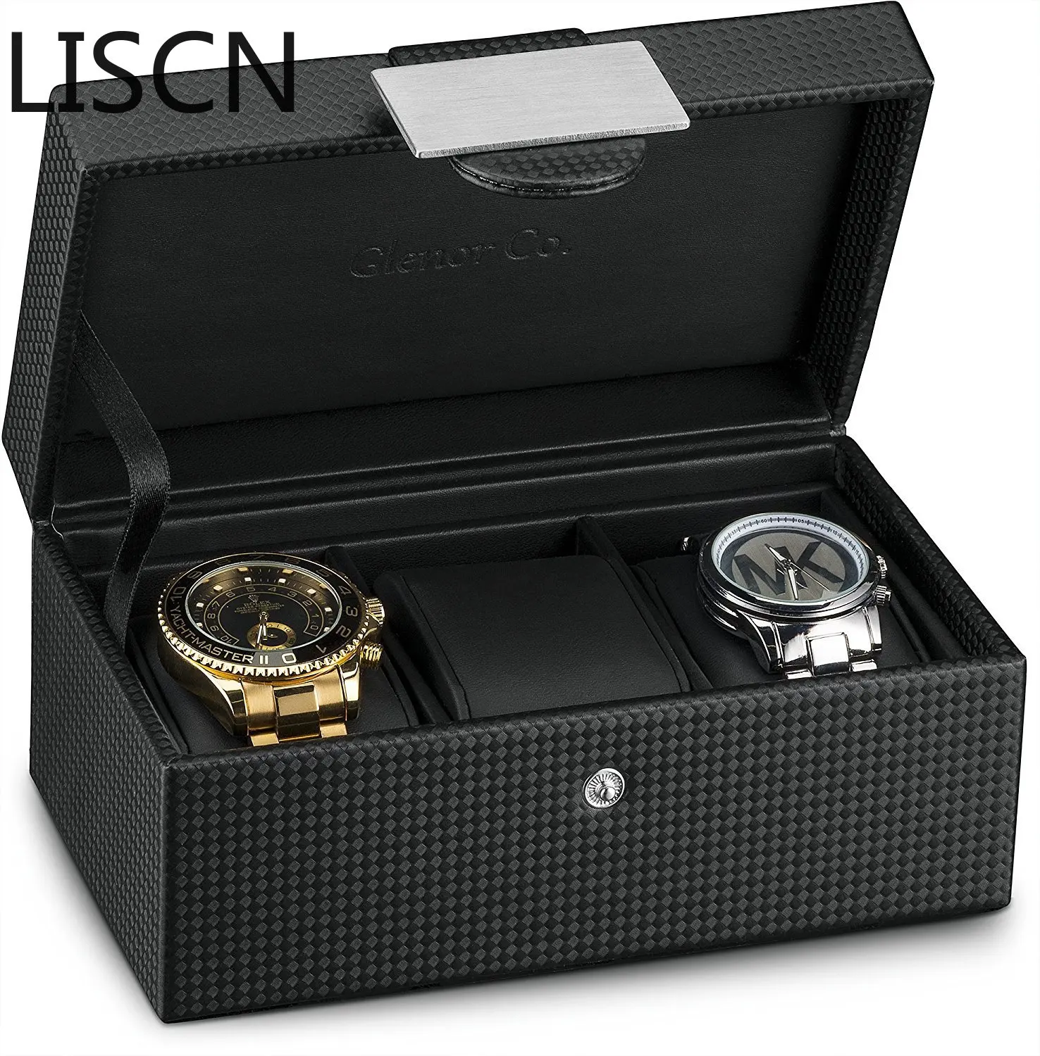 LISCN 2019 New Factory Direct Sales 3 Grid Watch Boxes High-end Watch Jewelry Box
LISCN 2019 New Factory Direct Sales 3 Grid Watch Boxes High-end Watch Jewelry Box