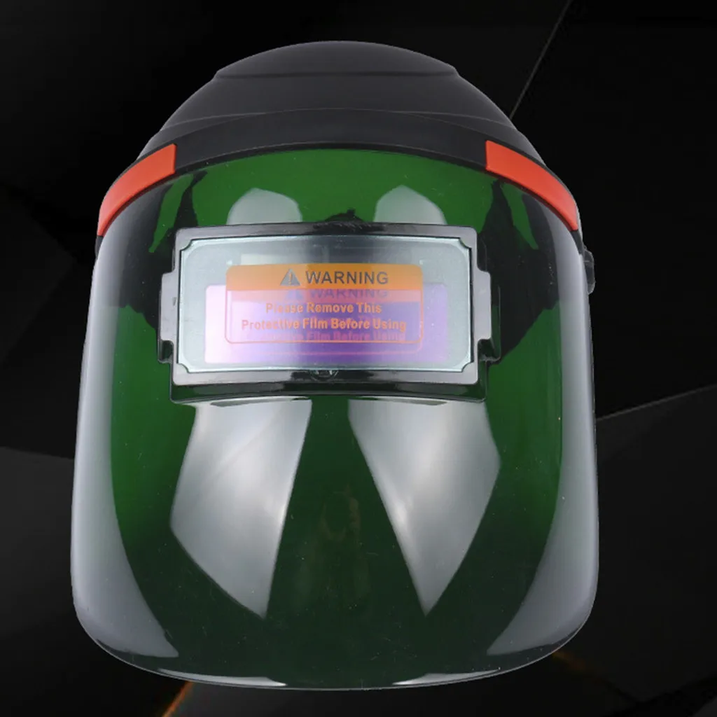 Clothing - Black Solar Powered Auto-Darkening Welding Helmet Grinding TIG Welder Mask ROR Fully automatic dimming flip welding cap