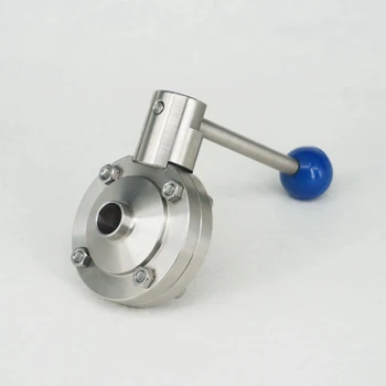 3/4" 19mm SS304 Stainless Steel Sanitary Weld Butterfly Valve Brew Beer Dairy Product 
3/4" 19mm SS304 Stainless Steel Sanitary Weld Butterfly Valve Brew Beer Dairy Product