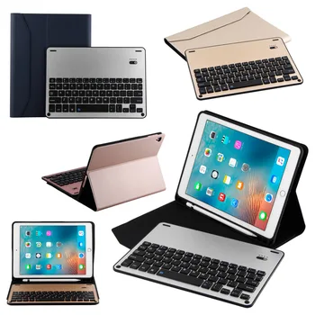 Separable Wireless Bluetooth Metal Leather Keyboard Pencil Holder Cover Funda Case For Apple iPad 9.7 2018/2017/Air/Air2/Pro 9.7
Separable Wireless Bluetooth Metal Leather Keyboard Pencil Holder Cover Funda Case For Apple iPad 9.7 2018/2017/Air/Air2/Pro 9.7