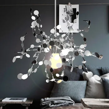 terzani argent lighting hand made stainless steel leaf chandelier lamp for living room/bedroom home deor lighting
terzani argent lighting hand made stainless steel leaf chandelier lamp for living room/bedroom home deor lighting