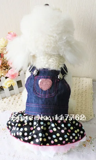 Retail Cute Blue Pet dogs Dress With Red Heart Decoration Free Shipping dogs coat dogs dress
Retail Cute Blue Pet dogs Dress With Red Heart Decoration Free Shipping dogs coat dogs dress