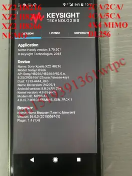 Free shipping DHL+ XZ2 H8216 NEMO HANDY &NMR & + VOLTE+ 4x4MIMO + 256QAM+3CC+4CC+55CC Testing
Free shipping DHL+ XZ2 H8216 NEMO HANDY &NMR & + VOLTE+ 4x4MIMO + 256QAM+3CC+4CC+55CC Testing