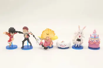 6pcs/LOT Japanese anime figure one piece luffy/Charlotte Katakuri/Charlotte Katakuri Q versiom action figure
6pcs/LOT Japanese anime figure one piece luffy/Charlotte Katakuri/Charlotte Katakuri Q versiom action figure