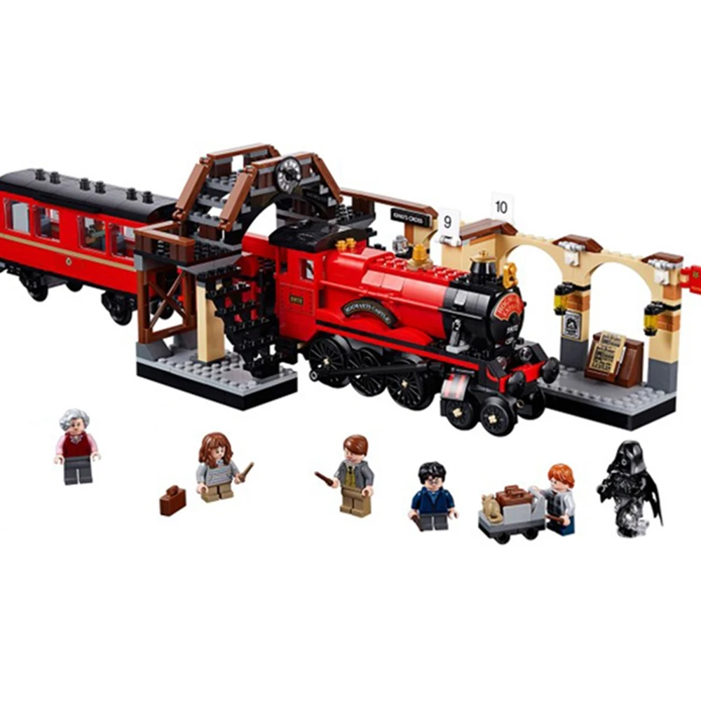 New Harry Magic Potter Hogwarts Express Train Compatible with legoingly Harry Potter 75955 Building Blocks Bricks Christmas Toys
New Harry Magic Potter Hogwarts Express Train Compatible with legoingly Harry Potter 75955 Building Blocks Bricks Christmas Toys