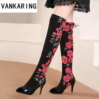 cow leather+flock thigh high boots retro embroidery over the knee high boots women winter snow boots autumn winter dress shoes
cow leather+flock thigh high boots retro embroidery over the knee high boots women winter snow boots autumn winter dress shoes
