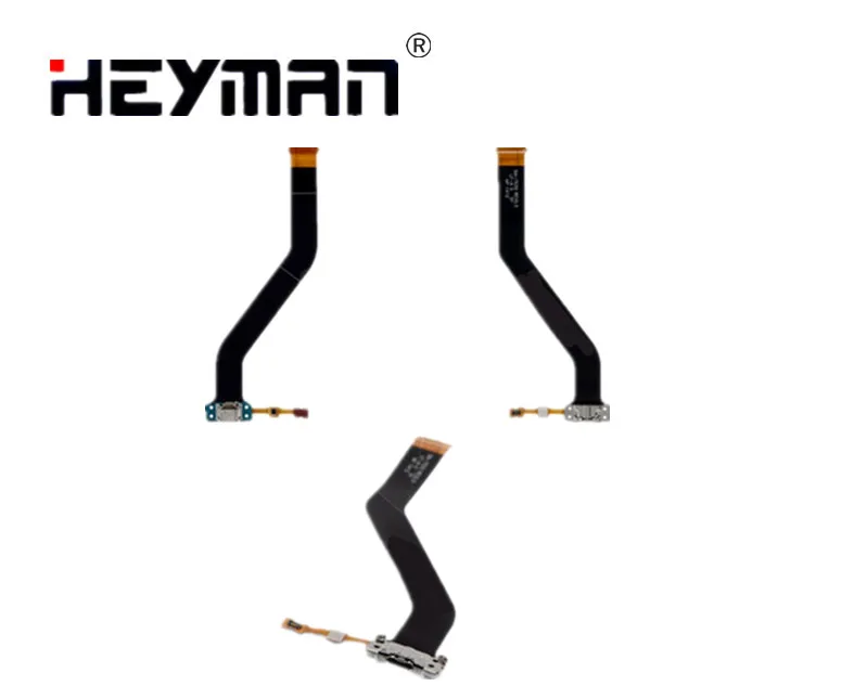 Heyman Flex Cable for Samsung T530 T531 Galaxy Tab 4 10.1 3G USB charging connector microphone with component Replacement | Мобильные
