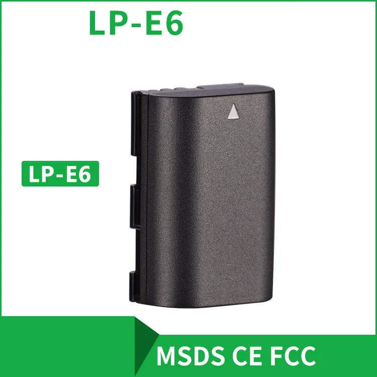 7.2V 2600Mah 14Wh LP-E6 LP-E6N LP E6 Li-ion Rechargable Battery For Canon EOS 5D Mark II III 7D 60D 6D 
7.2V 2600Mah 14Wh LP-E6 LP-E6N LP E6 Li-ion Rechargable Battery For Canon EOS 5D Mark II III 7D 60D 6D