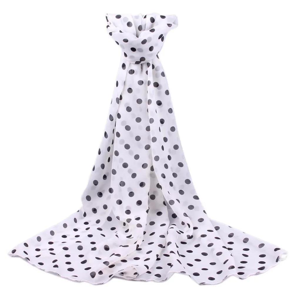 Women Long Wrap Shawl Polka Dot Chiffon Scarf Scarves Stole Scarf Spring Summer Soft Comfortable scarves for women cachecol A9
Women Long Wrap Shawl Polka Dot Chiffon Scarf Scarves Stole Scarf Spring Summer Soft Comfortable scarves for women cachecol A9