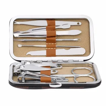 10PCS/Set Stainless Steel Universal Home Office Manicure Set Nail Clippers Cleaner Grooming Kit Nail Care Nail Art Tool Sets
10PCS/Set Stainless Steel Universal Home Office Manicure Set Nail Clippers Cleaner Grooming Kit Nail Care Nail Art Tool Sets